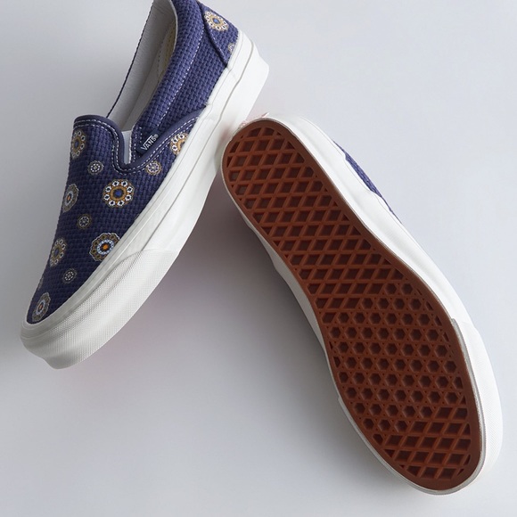 Kith navy blazer canvas vans vault slip ons size 11 - Picture 11 of 13